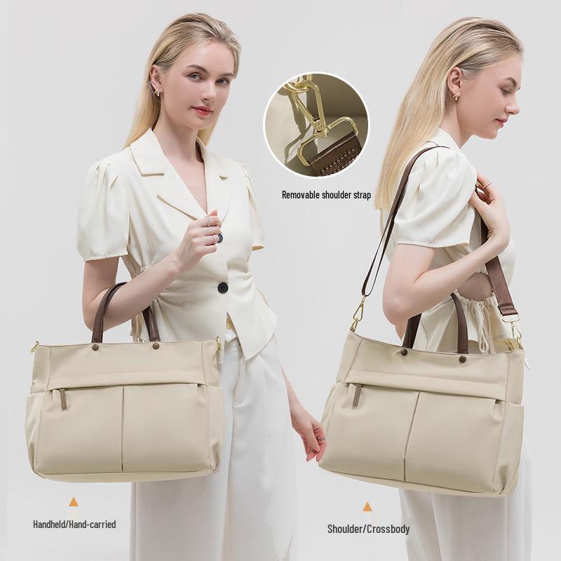 Women's High-End Fashion Laptop Handbag: Shockproof, Waterproof, Lightweight, Large Capacity Crossbody and Shoulder Bag