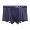 Plus Size Men's Summer Ice Silk Breathable Antibacterial Graphene Crotch Flat Angle Briefs