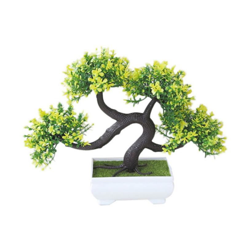 Artificial Greeting Pine Shape Potted Plant for Home Table Decor