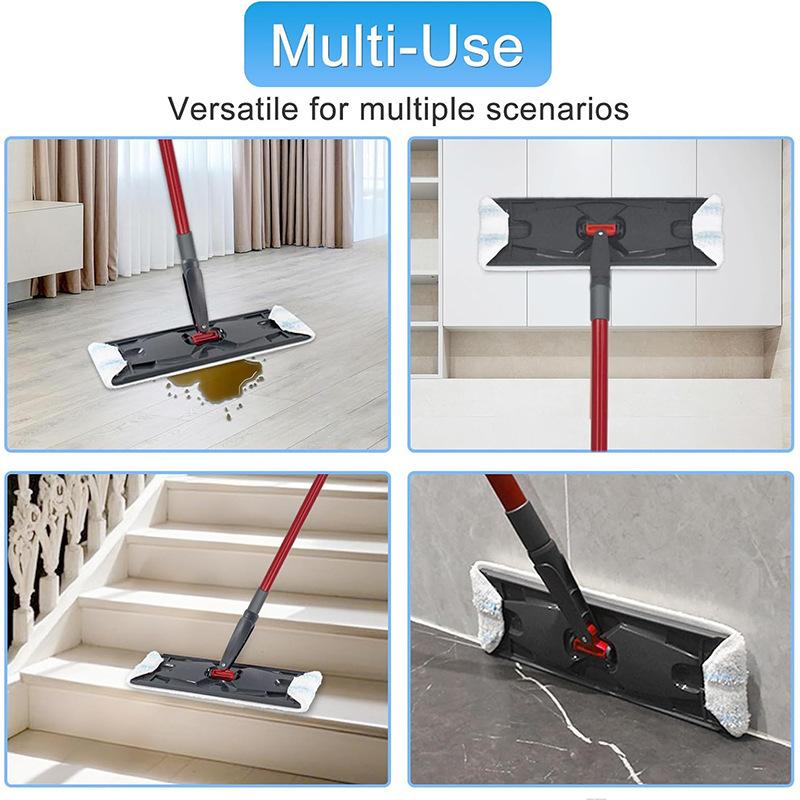 Replacement Parts Microfiber Mop Pad For H2prO Flat Mop System Flat Mop Pad Reusable Washable Cleaning Tools Accessories