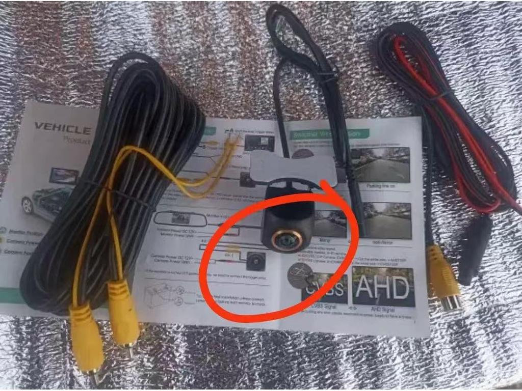 Gold Reversing Camera for Mercedes-Benz Vito W447, A-Class W176, ML W166, ML300, ML350, ML450