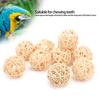 Sepak Takraw Toy   Rattan Safe and Harmless   Small Animal Chew Toy for
