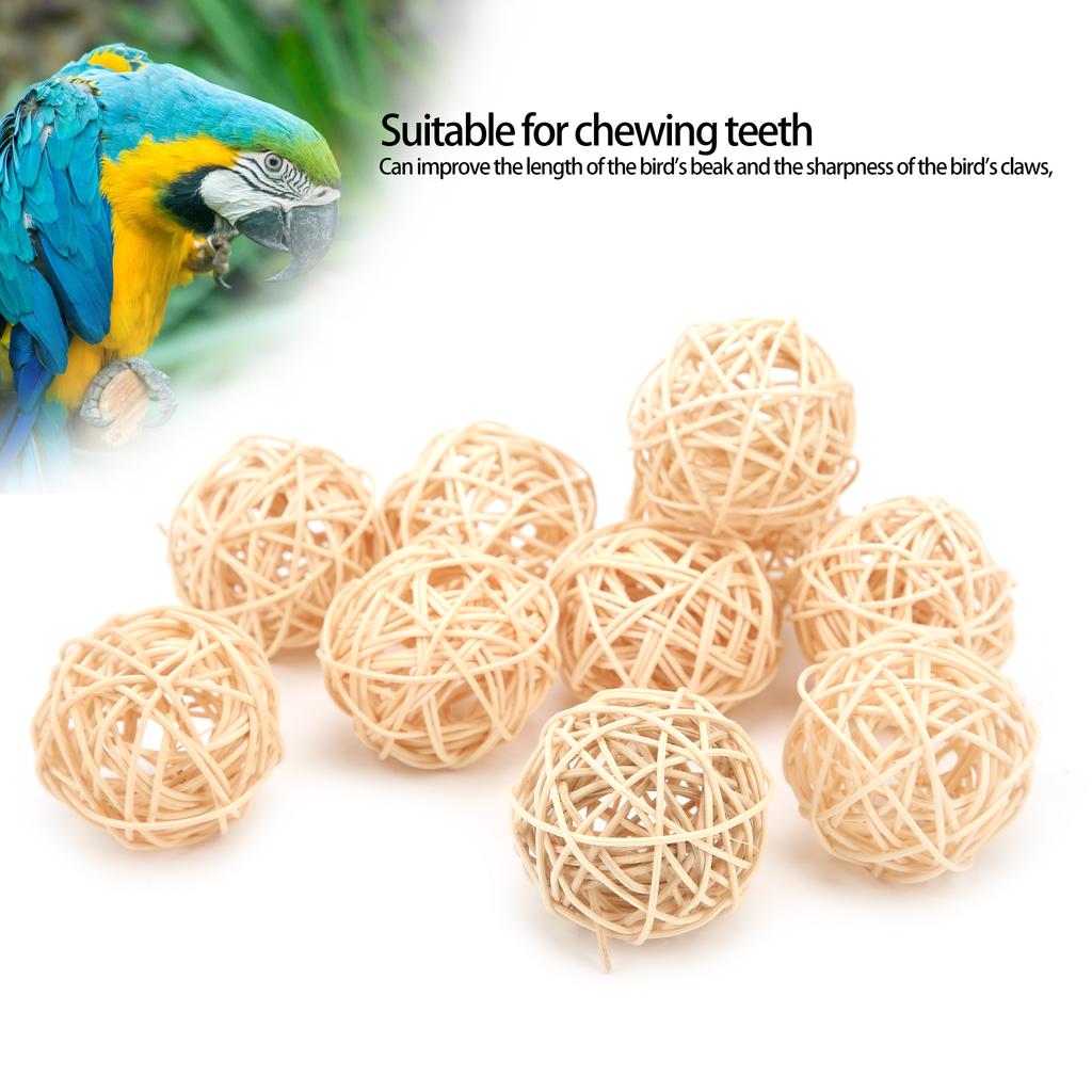 Sepak Takraw Toy   Rattan Safe and Harmless   Small Animal Chew Toy for