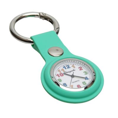 Grandios [7 Colors] Nurse Watch, Cute Keychain, Kids' Watch, Pocket Watch, Small Size, Mini, Compact, GD-KIDSCLOCK-GR