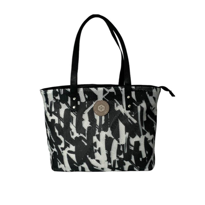 2024 Новая модная женская сумка с принтом из двойной сетчатой ​​ткани — фото 5