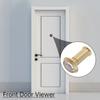 Solid Brass 2pcs 16mm Door Peephole Viewer 200 Degree Wide Angle HD Optical Glass Lens Heavy Duty Universal for 40 to 60mm Thickness Home Office Hotel
