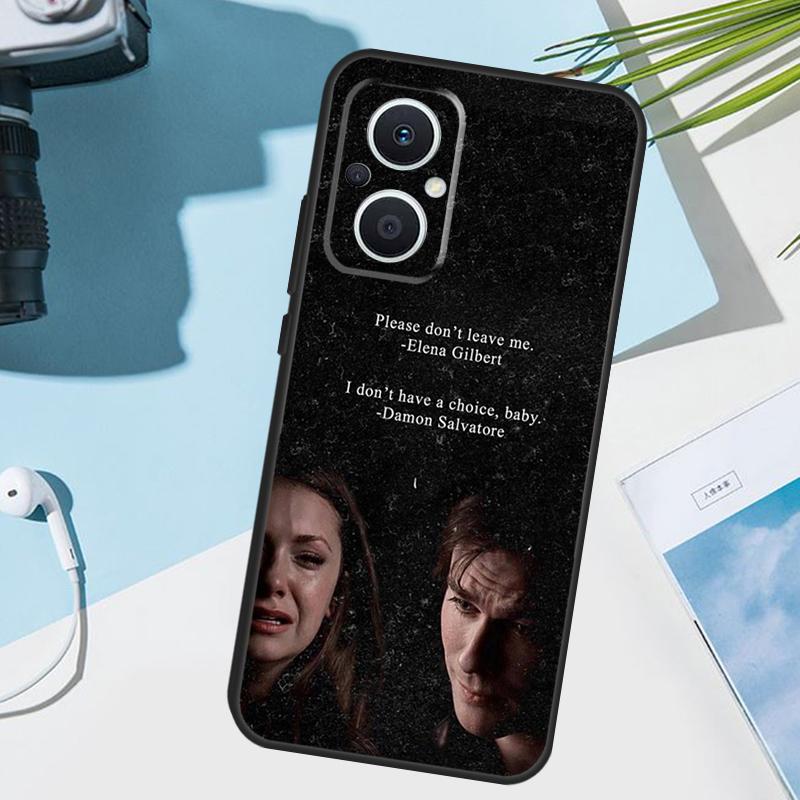 Vampire Diaries Damon Salvatore Cover For OPPO Reno 7 8 Lite 10 12 13 14 Pro 11 F 12F 13F 14F OPPO Find X8 X5 X6 X9 Pro Case