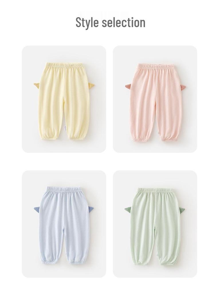 Baby Mosquito-Resistant Summer Pants - Lightweight and Cute for Boys and Girls