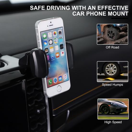 Center Navigation Screen Mount Bracket Phone Holder Clip For Ford Ranger -24