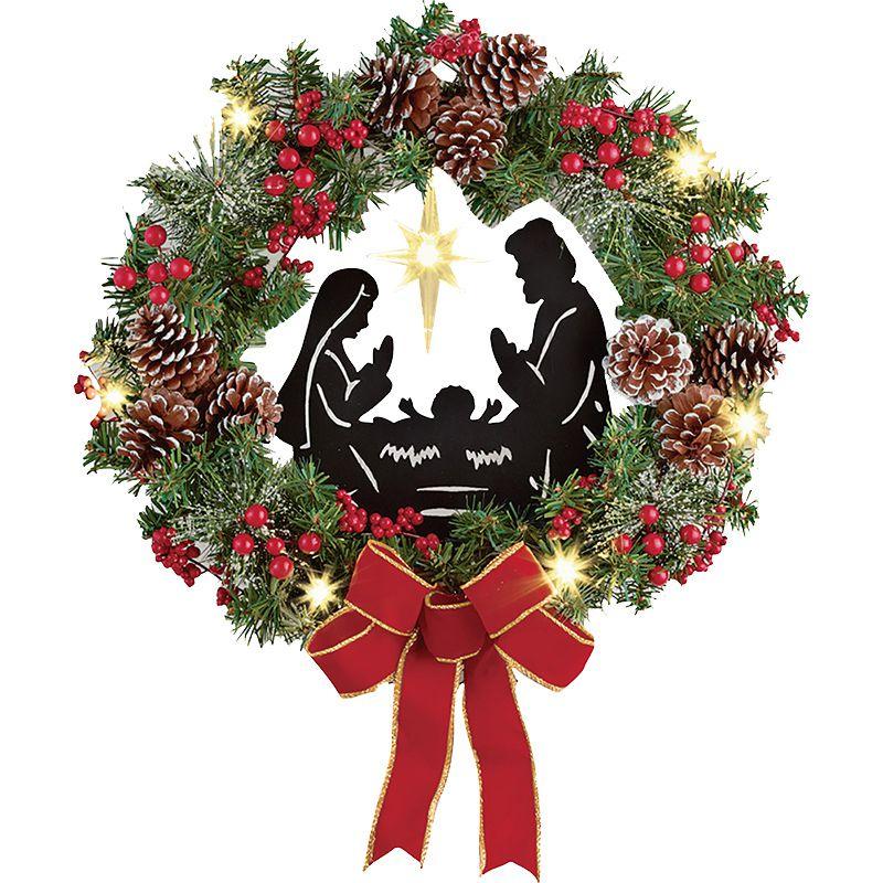 Christmas Exquisite New Garland Hanging Wreath Door Indoor Outdoor Tree Xmas