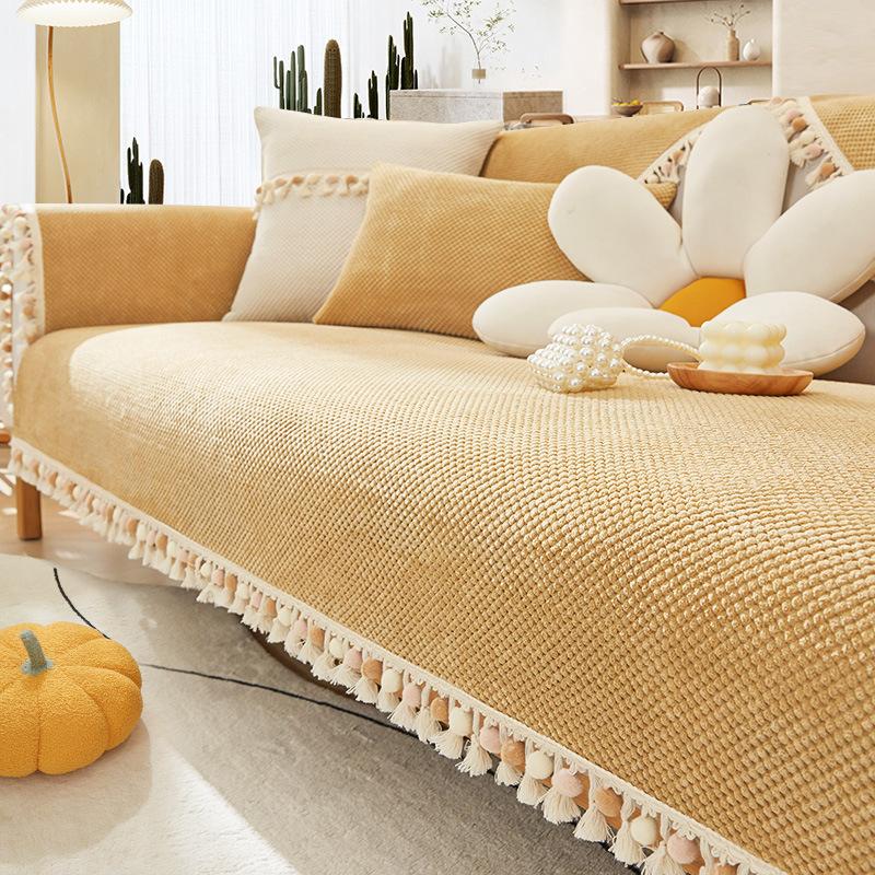 Sofa Cushion All-Season Universal Seat Cushion Sofa Cover 2024 New Simple Modern Cover Towel Cushion