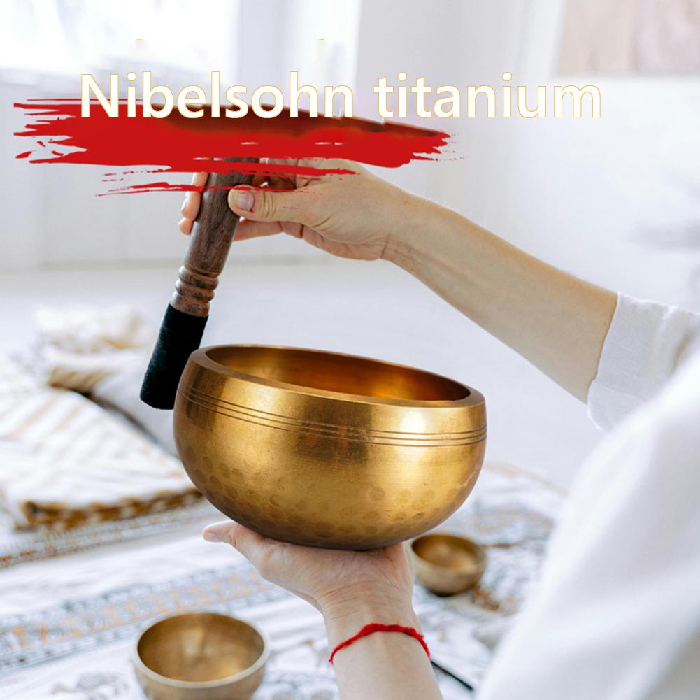 Tibetan Singing Bowl Set Yoga Meditation Bowl Yoga Meditation Chanting Bowl for Yoga Chakra Healing Mindfulness Stress Relief