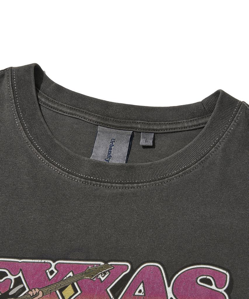 URBANDTYPE Texas Cowboy Jam T-Shirt_Charcoal