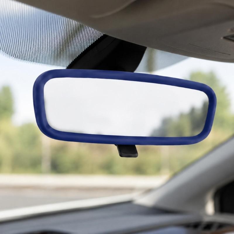3-Piece Car Interior Trim Cover Set with Open-Center Frames and Slip-On Installation Requiring No Tools for Placement