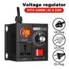 Regolatore di Tensione Stepless AC220V 5000W Portatile Variabile Monofase Controller di Tensione Regolatore di Temperatura Velocità Luce
