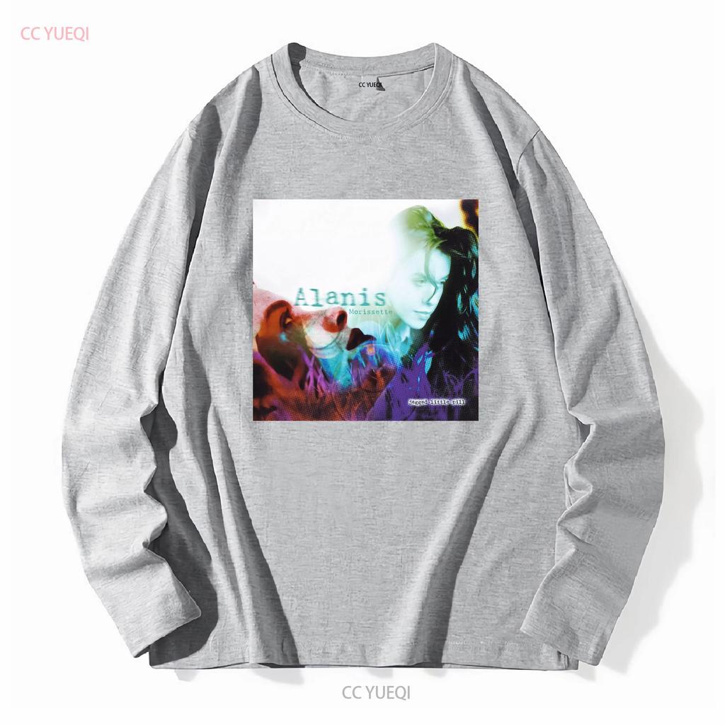 Alanis Morissette Jagged Little Pill Official T Shirt Unisexs Long Or Short Sleeves Vintage Washed Casual Homme