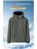Men's Autumn Hooded Windproof Jacket - Plus Velvet, Thickened, Waterproof, Casual & Mountaineering.