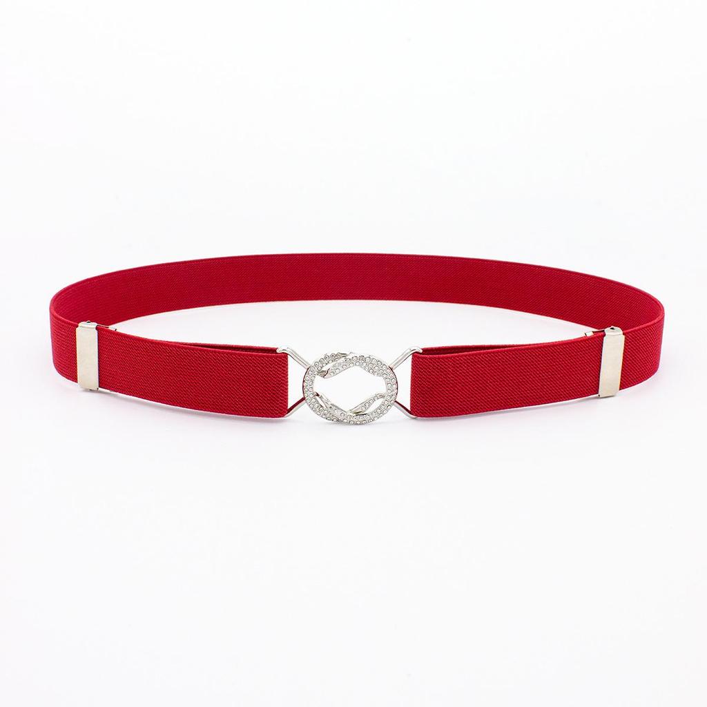 Unisex Adjustable Elastic Waistband, Solid Color, Plus Size 55-120 cm