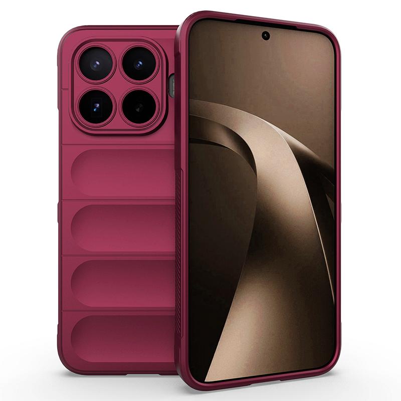 KEYSION Heavy Duty Shockproof Matte Phone Case for Xiaomi 17T Pro 5G Anti-skid Soft Silicone Phone Back Cover for Xiaomi 17T 5G