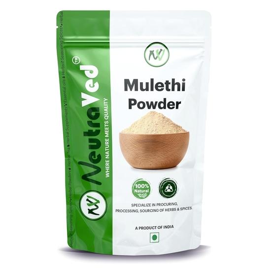 NeutraVed Tulsi Powder, Ginger Powder, Licorice (Mulethi) Powder Herbal Tea Pack 300g