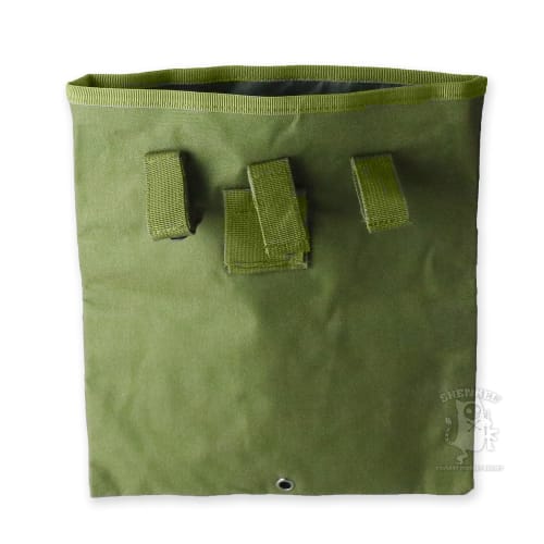 SHENKEL Drop Magazine Dump Pouch, MOLLE System Compatible, 600 Denier Reinforced Nylon, OD Olive Drab (pouch-019od)