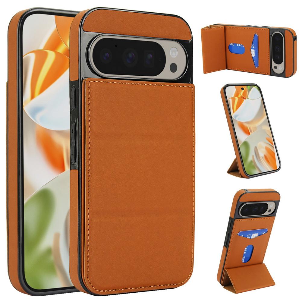 

Leather Tri-fold Magnetic Stand with Credit Card Case For Google Pixel 9 Pro XL Pixel 9a 8A Pixel 8 Pro Protect Cover Google Pixel 8a