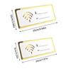 Acrylic WIFI Password Board Handwriting WIFI Signage WIFI Signs Plaques  Hotel