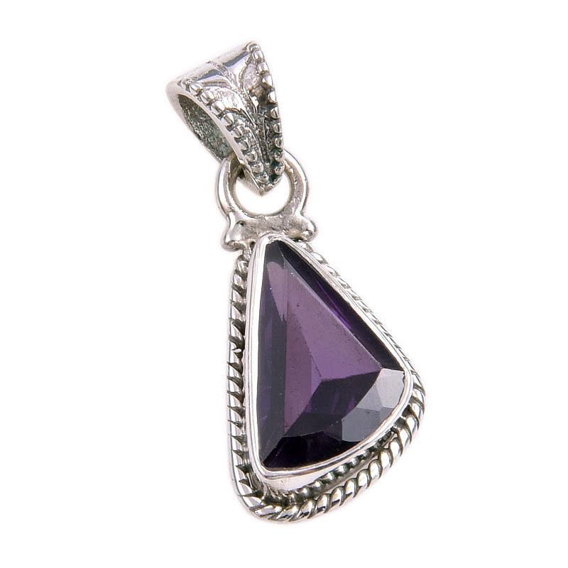 Natural Alexandrite Gemstone 925 Solid Sterling Silver Gift Pendant 1.25" y0n09