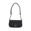 Britten Flap Closure Leather Shoulder Bag Women Shoulder Bag Black Black-Gold 138772-001