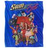Sam & Cat Silky Shower Poster Supersoft Blanket