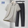 Men's Quick Dry Ice Silk Polo T-Shirt Set