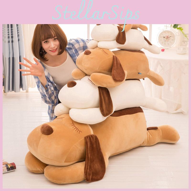 Soft Soft Cuddly Dog Plush Toy Cute Cartoon Children Sleeping Companion Doll