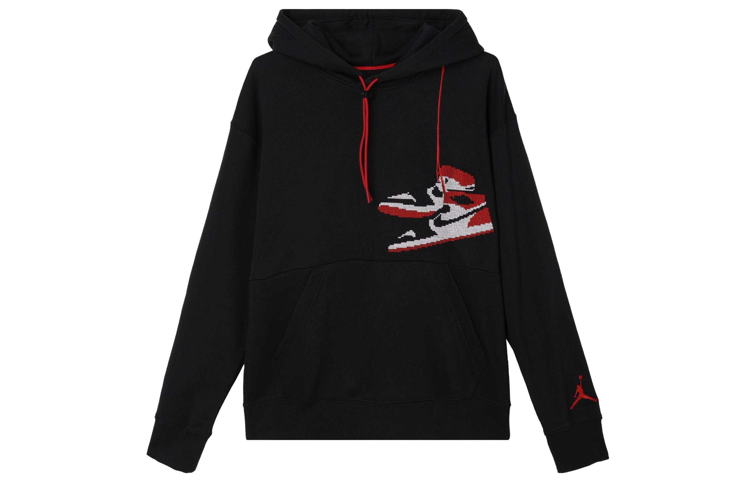 Мужские толстовки Jordan Jumpman Черные с капюшоном Утепленные Обычные CT3458-010 S