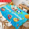 1pc Vibrant Pool Party Tablecloth - Colorful Rectangular with Fun Summer Theme, Reusable & Easy to Clean for Birthday Party Decorations, Gatherings, I