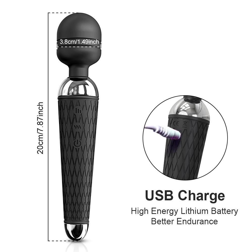 Powerful AV Vibrator for Women Clitoris Stimulator Nipple G Spot Magic-Wand Dildo Female Vibrating Masturbation Adult Sex Toys