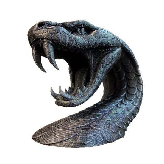 3D Printed Snack Head Simulated Snack Figurine PLA Head серый