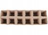 Rectangular Pots for Plant Seedlings, Tray 2x12