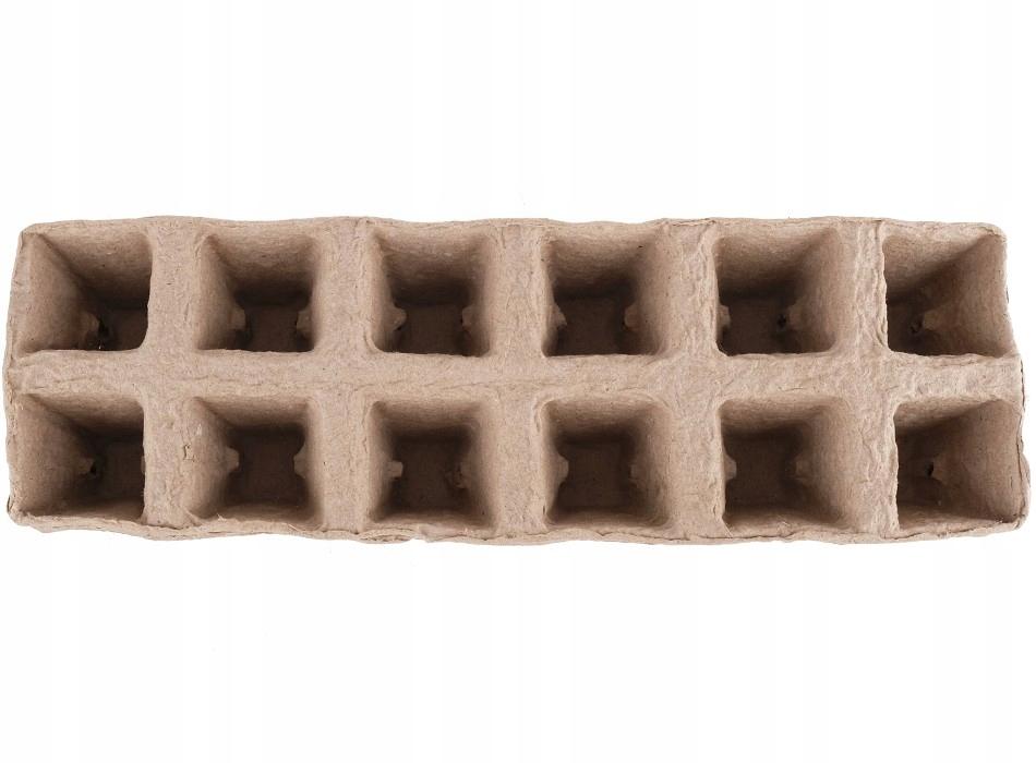 Rectangular Pots for Plant Seedlings, Tray 2x12