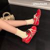 Milan Travels~ Ballet Style Virtue Shoes Women's 2025 Autumn New Soft-soled Versatile Forrest Gump Shoes Casual Sneakers