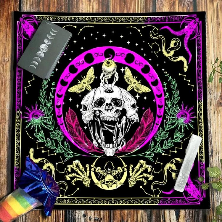 Square Shape Pendulum Mat Altar Tablecloth Board Game Card Pad Rune Table Cloth