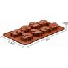 Tier-Serie - Silikonformen für Muffins, Cupcakes, Schokolade, Pudding und Gelee