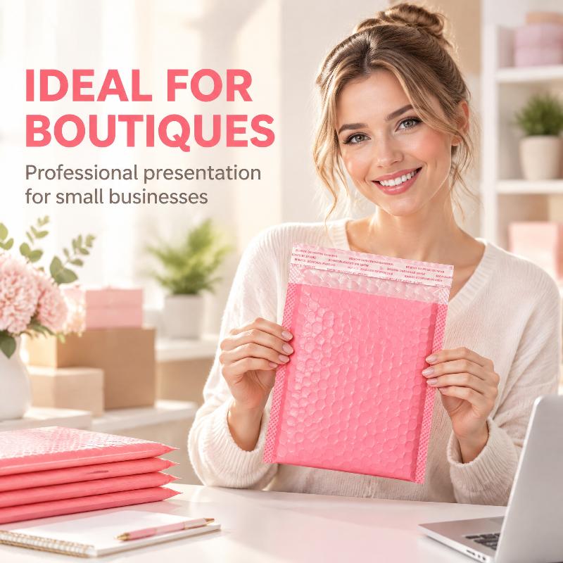 20Pcs Multicolor Self-Adhesive Thick Bubble Mailers Waterproof Shockproof For Small Business Shipping Packaging