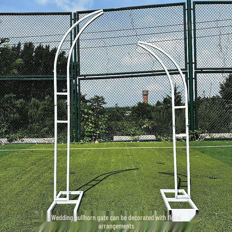 

New Outdoor Wedding Arch Flower Stand - Ox Horn Gate Decoration