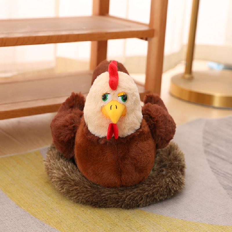 

35 см плюшевая кукла-цыпленок, плюшевые игрушки, ролевые игры, раннее образование, украшение для дома, рождественские подарки на день рождения