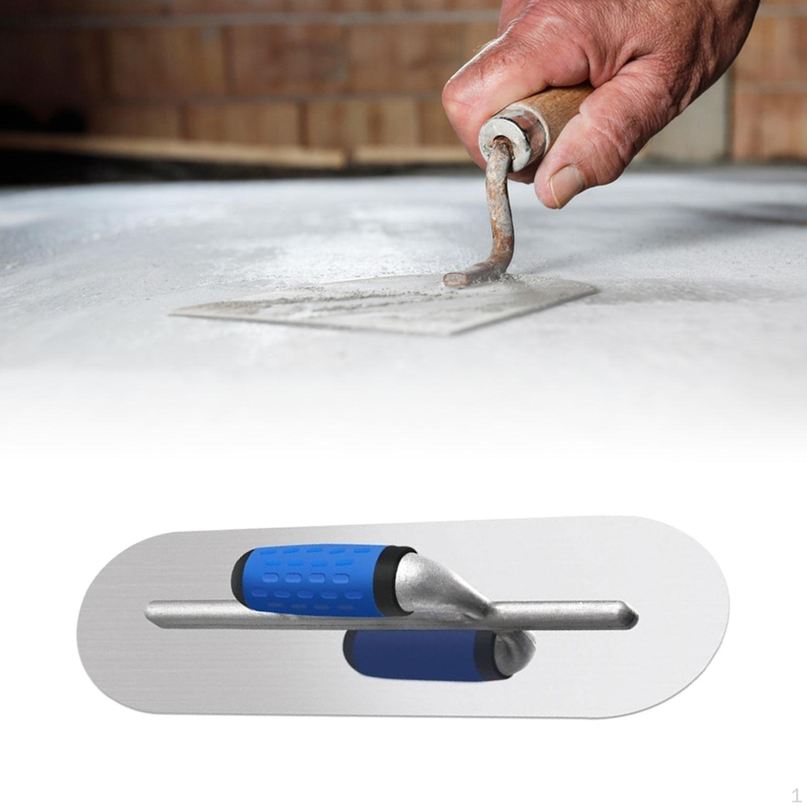 

Мастерок для бассейна Удобная эргономика Нержавеющая сталь Отделка для бетона Гипсокартон Цемент 40cmx10cm