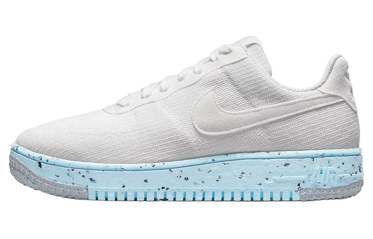 Nike Air Force 1 Low Crater Flyknit White Ice Blue Women s DC7273-100 35.5