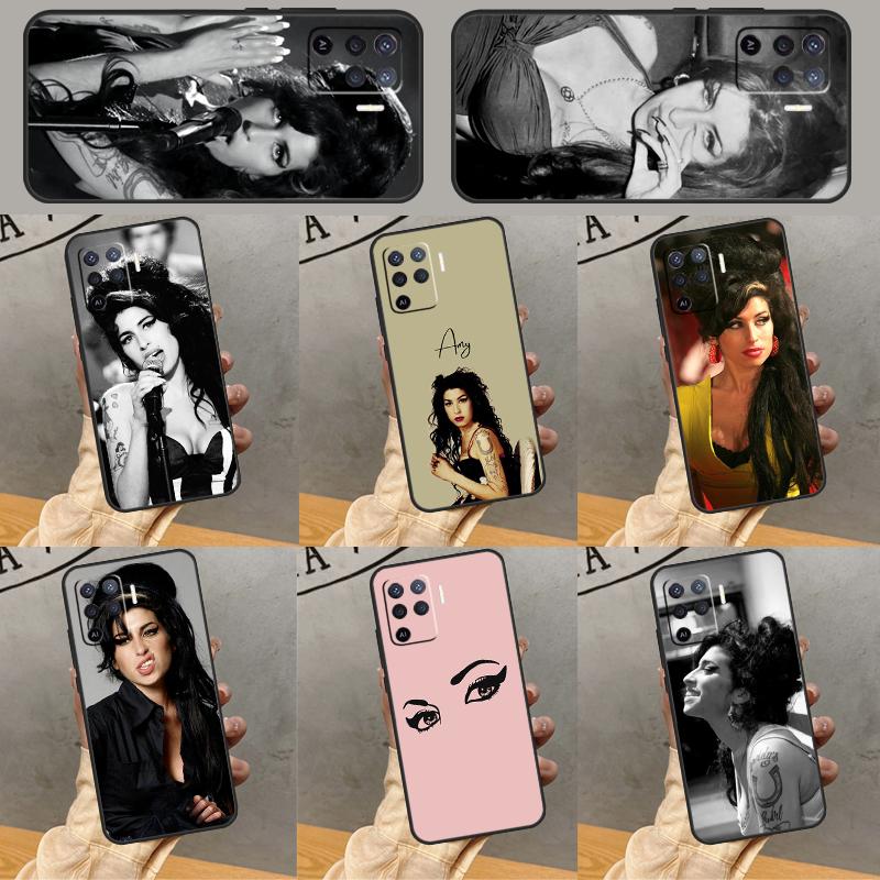 Amy Winehouse Phone Case For Oppo A79 A18 A38 A58 A78 A98 A17 A40 A60 A80 A16 A76 A96 A15 A74 A94 A54 A77