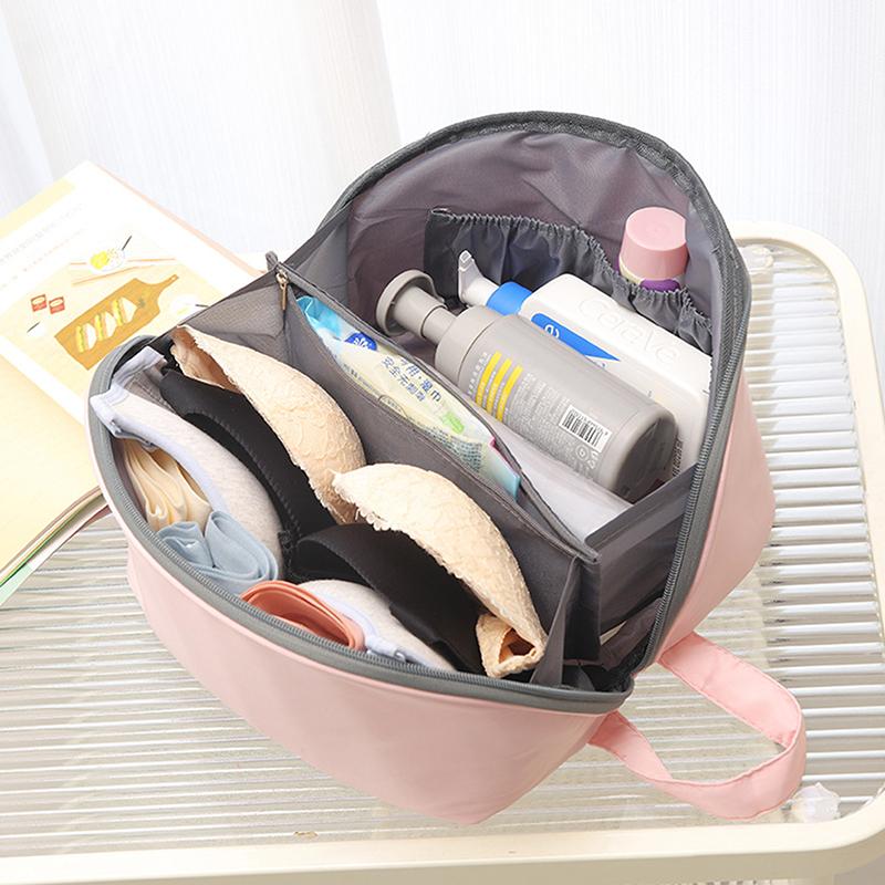 Multifunctional Underwear Storage Bag Travel Clothes Bra Socks Divider Organizer Pouch Portable Cosmetic Stuff Washing Bag