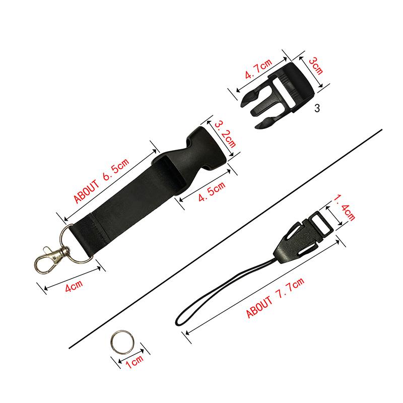 1 peça Alça de Lanyard para Carro Tiras com Logo Dupla Face para Pendurar Celular Lanyard de Trabalho Chaveiro de Carro Acessórios Automotivos Pingente Presente para Homens Argola de Chave