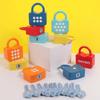 Number Matching Number Lock Key Toys Unlock Key Learning Number Toy  For Toddler